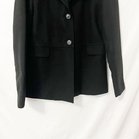 Old Navy Black Button Closure Trenchcoat Size L Tall - Picture 3 of 7